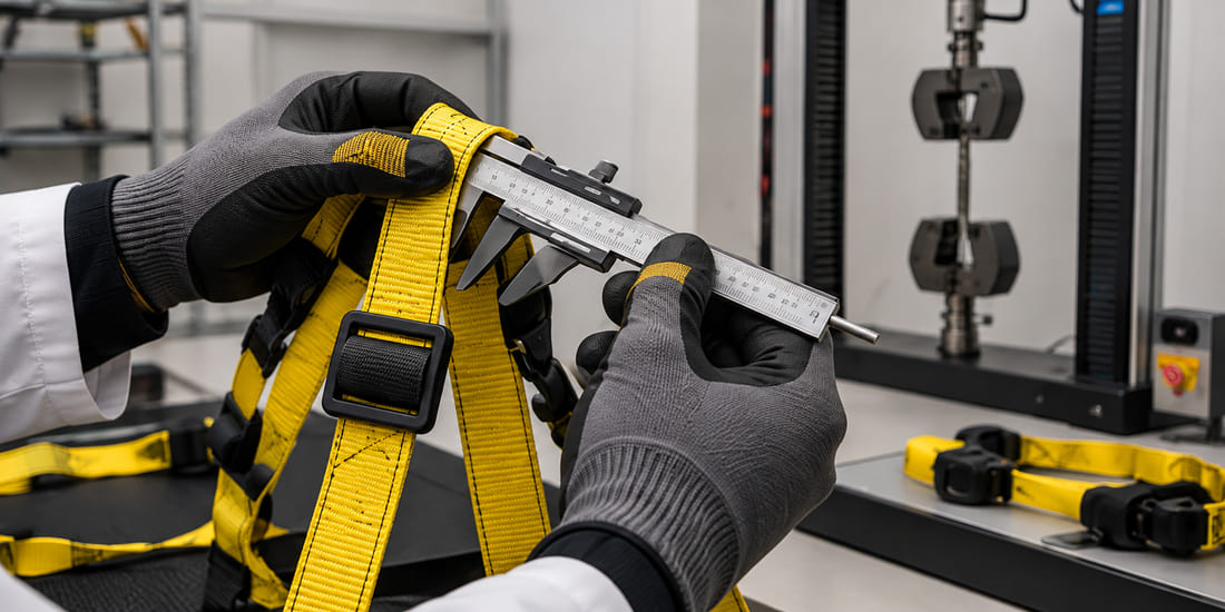 Imagen alegórica del control de calidad de equipos de seguridad